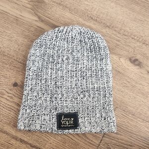 NEW w/o tags Womens Love Your Melon Knit Beanie with leather patch
